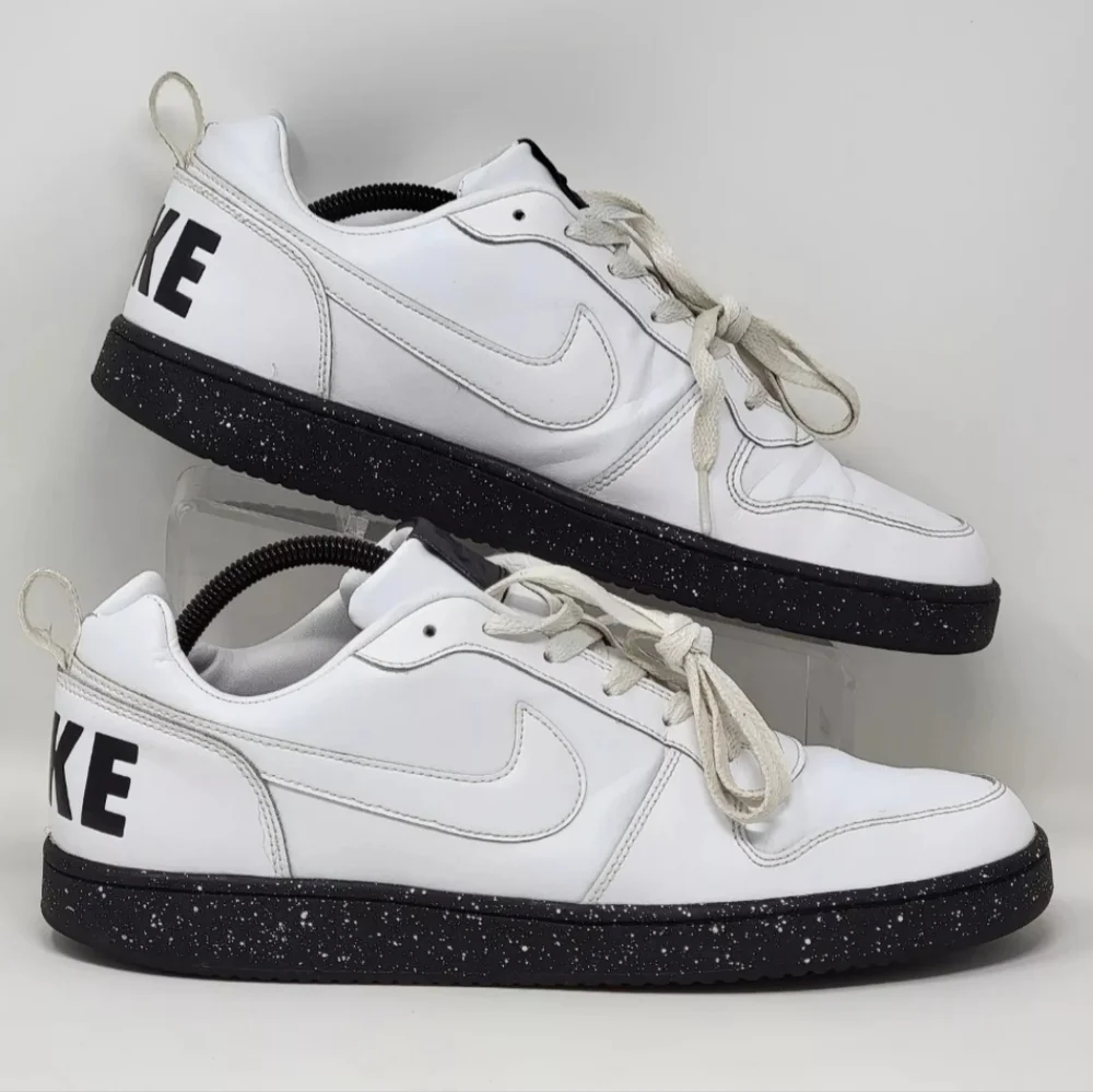 Nike Men's Court Borough Size 12 Low Se Coat Barlow White 916760-100 Pre-owned